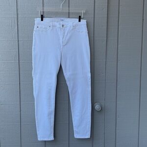 Hudson Jeans “Natalie” White Women’s Skinny Jeans